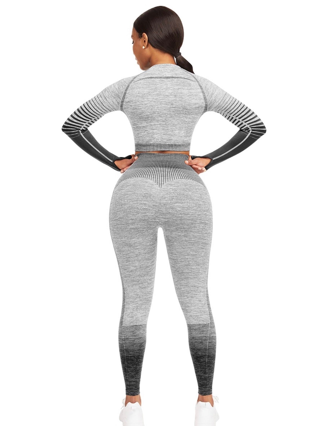 Two tone long sleeve sets