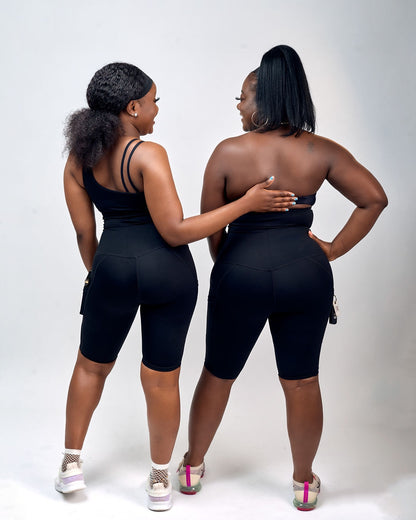 KNEE LENGHT SHAPEWEAR  SUPER HIGH WAISTED SHORT WITH SIDE POCKET