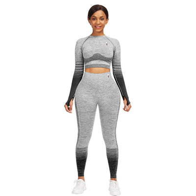 Two tone long  sleeve sets