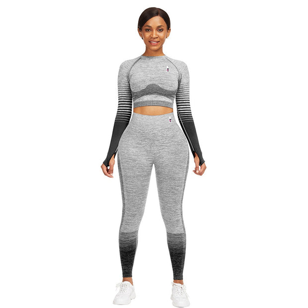 Two tone long  sleeve sets